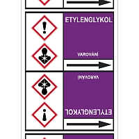 Značení potrubí, etylenglykol